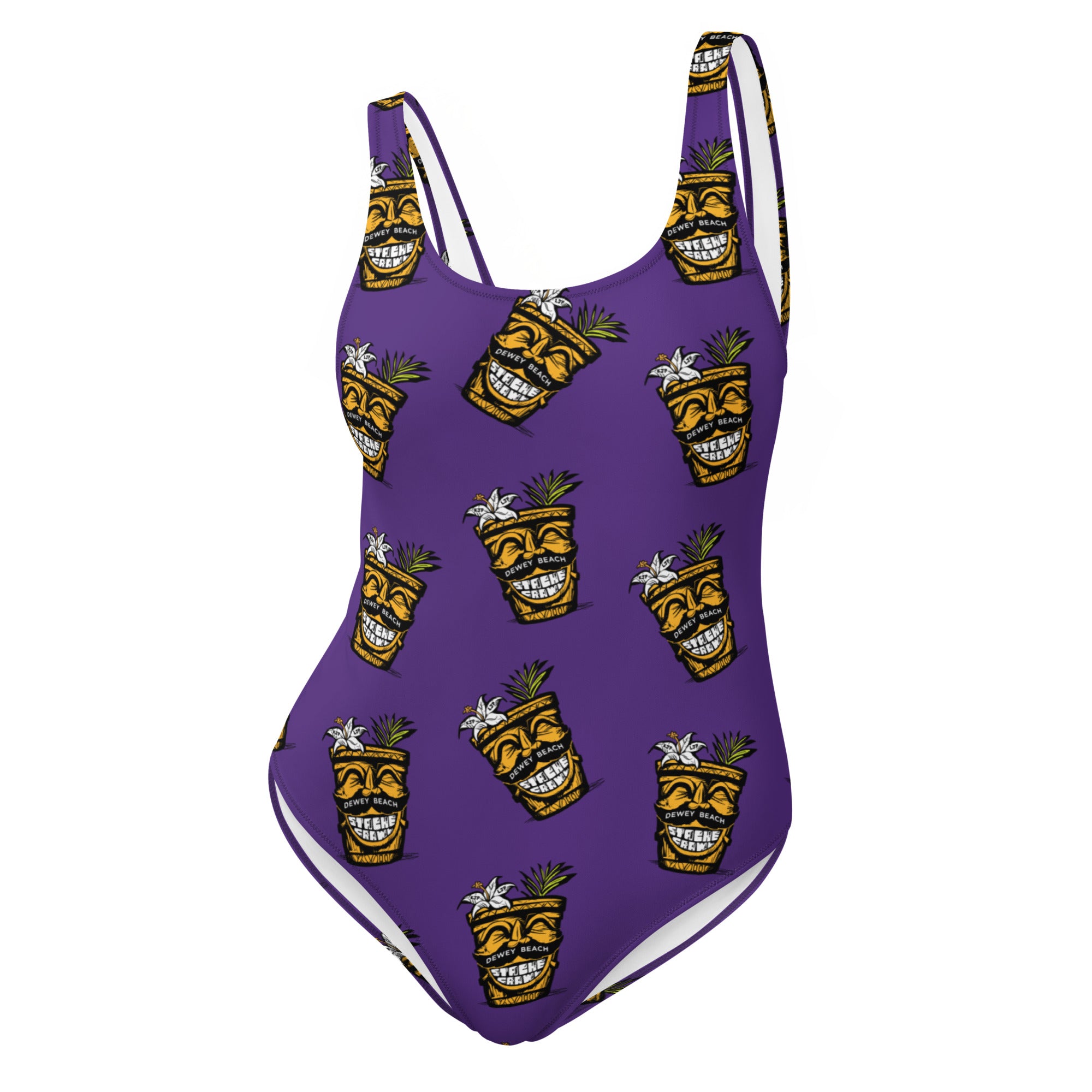 Stache Crawl One-Piece Swimsuit