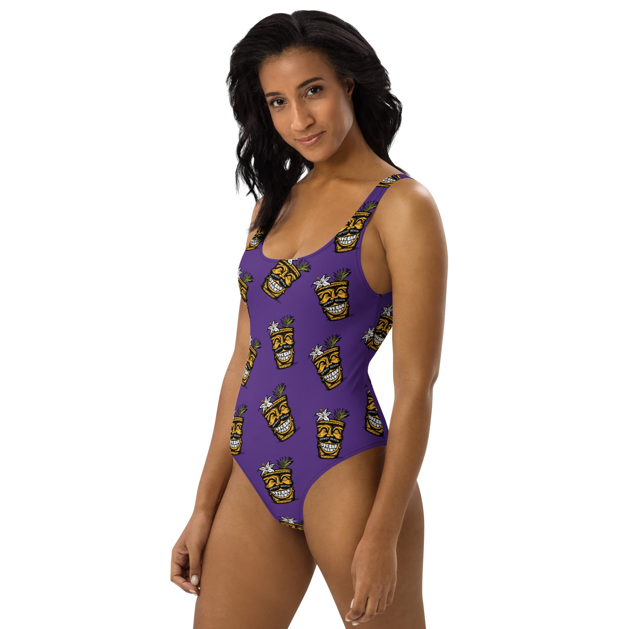 Stache Crawl One-Piece Swimsuit