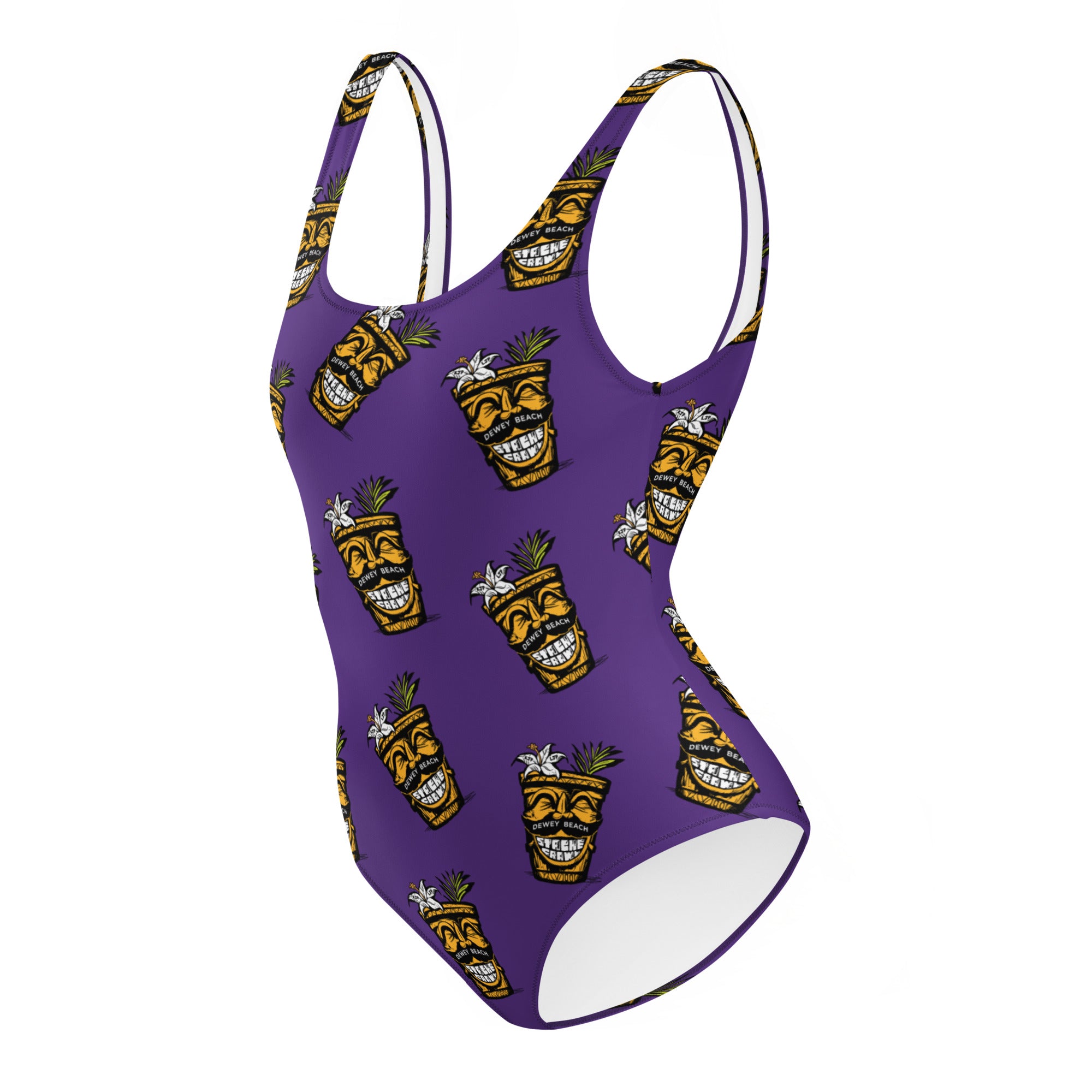 Stache Crawl One-Piece Swimsuit