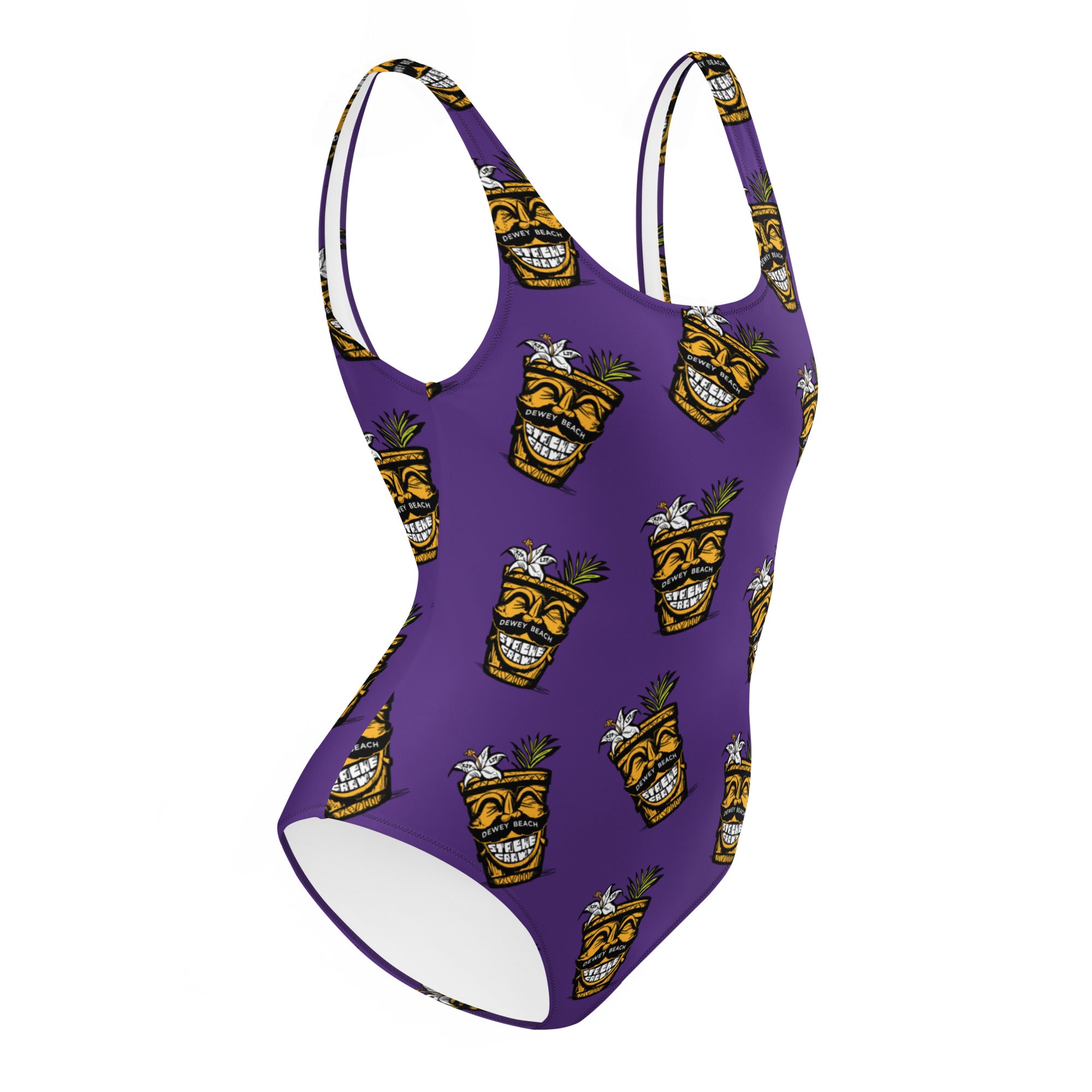 Stache Crawl One-Piece Swimsuit